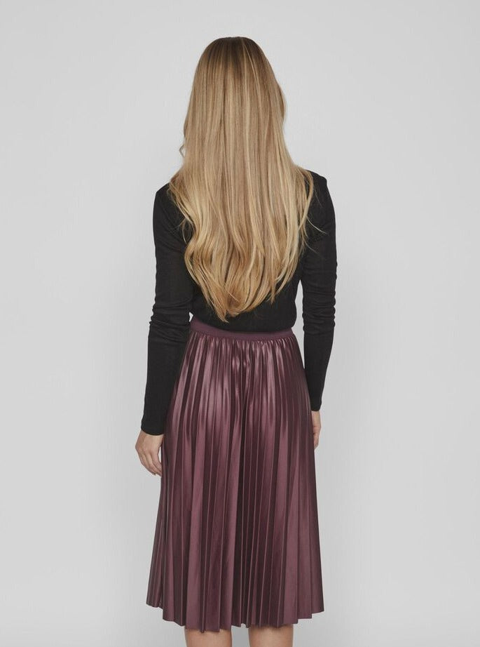 Vue de dos de la jupe plissée Vinitban de Vila