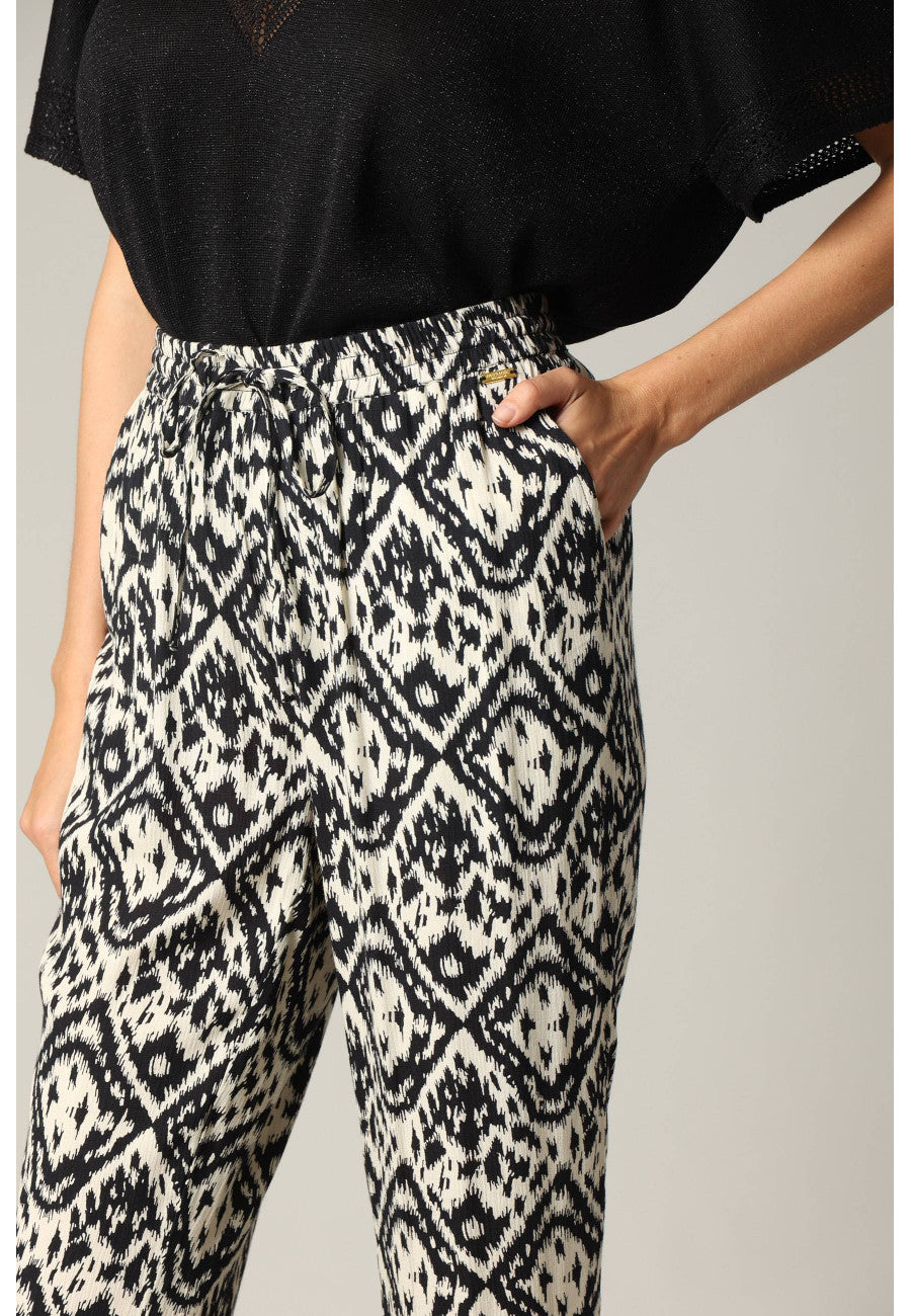 Zoom ceinture taille elastiquée et cordon de serrage MANOLA de Deeluxe