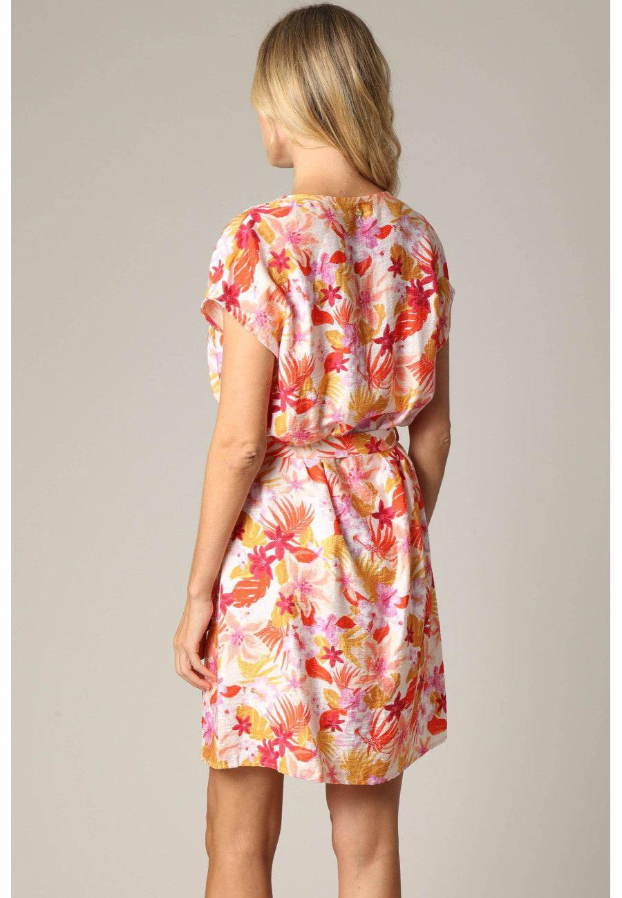 Vue de dos de la robe droite  et légère PIA de Deeluxe