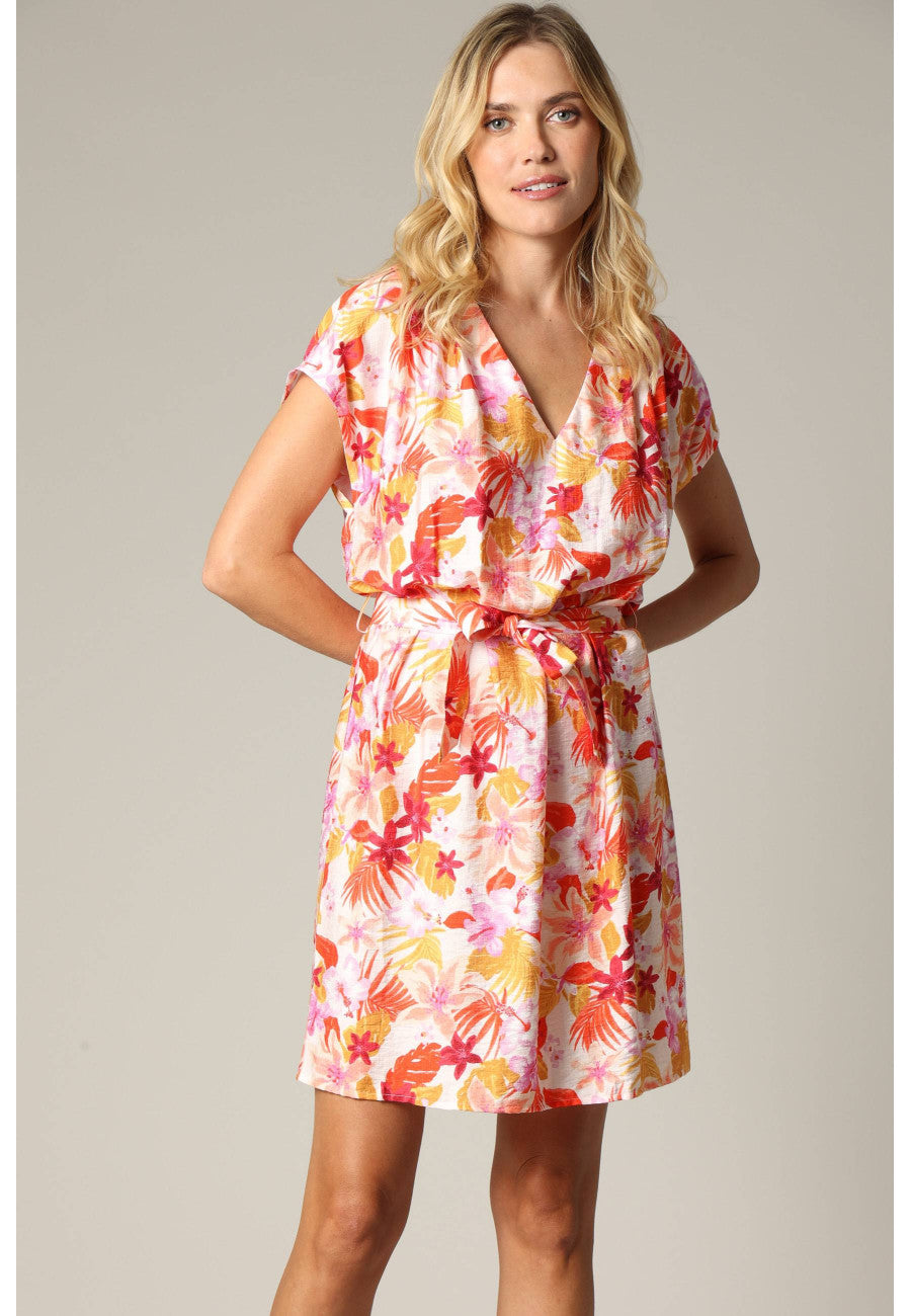 Robe d'été imprimé tropicale PIA de Deeluxe