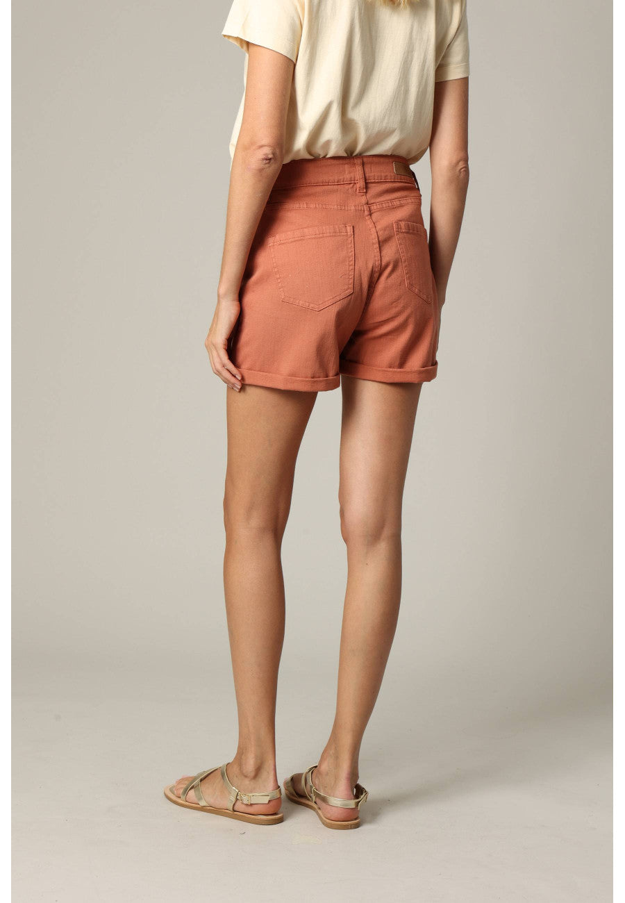 Vue de dos du short stretch et confort CERISE de Deeluxe