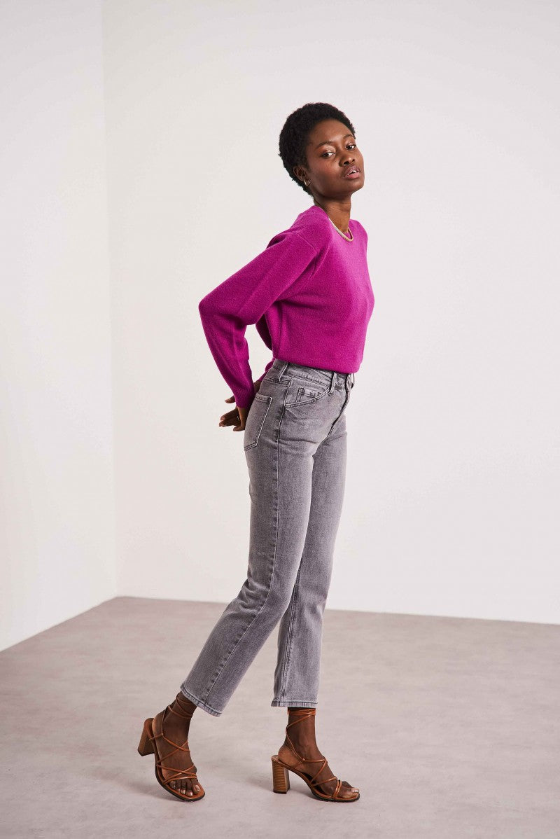 Jean 5 poches coupe droite Salomé de Oraije