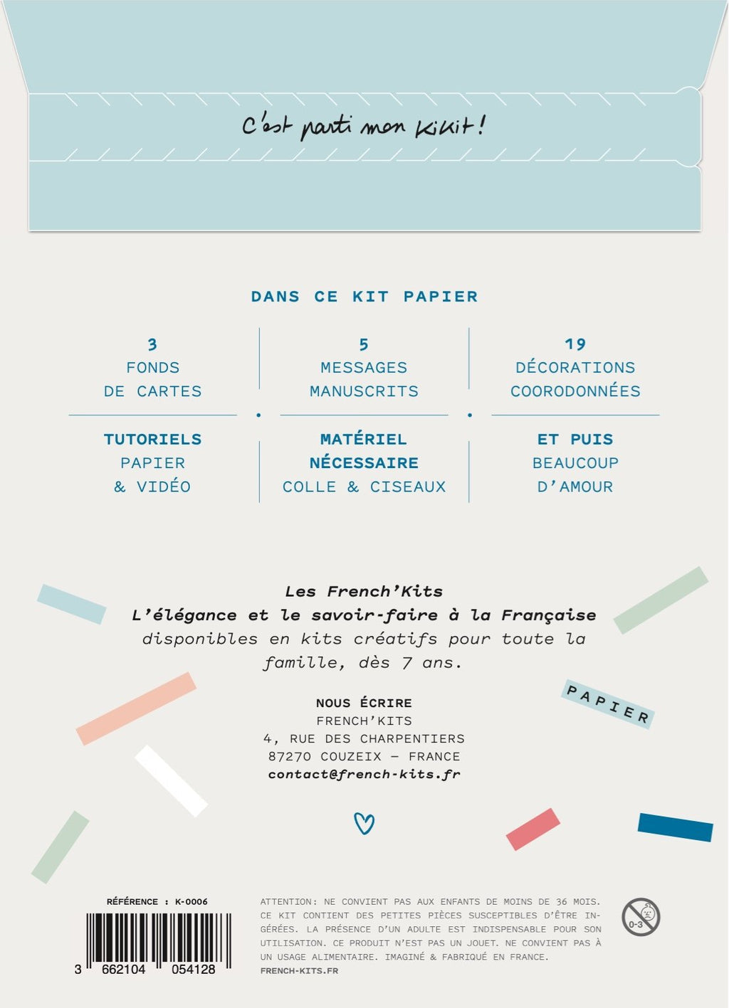 KIT DIY Cartes Postales