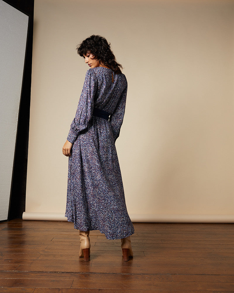 Robe Longue Helga de chez Grace et Mila vue de dos