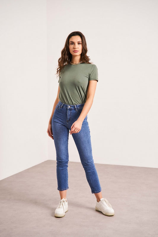 Jean 5 poches coupe droite Laurine de Oraije