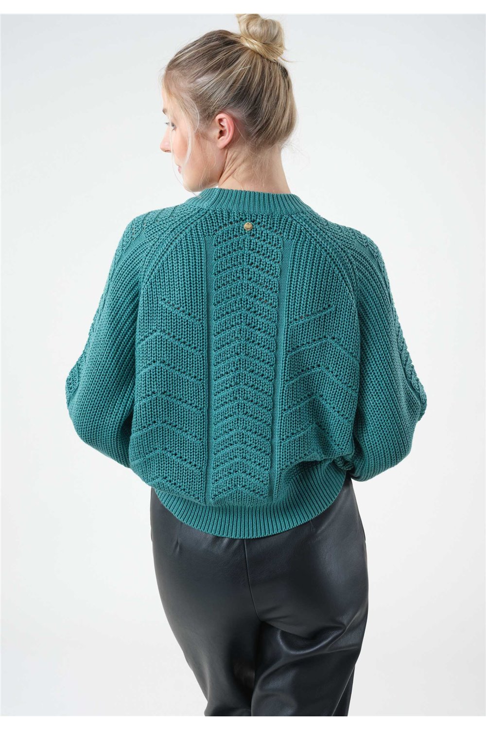 Dos du tricot jacquard en coton de Deeluxe